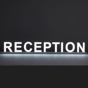 Marquee Letter Lights Reception